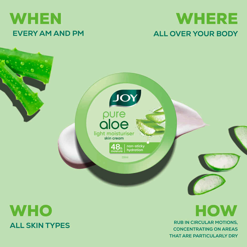 Joy Pure Aloe Multi Benefit Moisturizing Cream