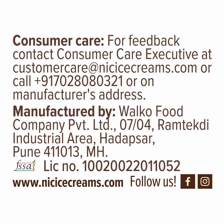 NIC Tender Coconut Ice Cream | Preservative Free | No Artificial Flavors
