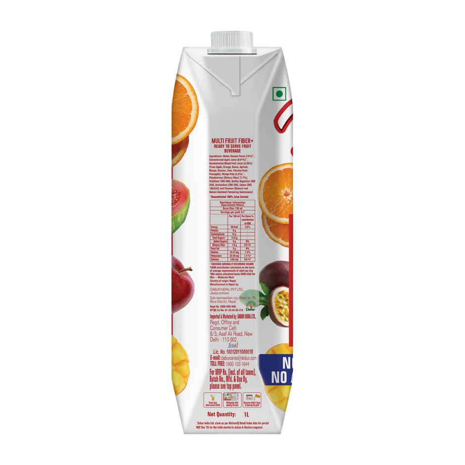 Real Fiber + Multi Fruit Juice