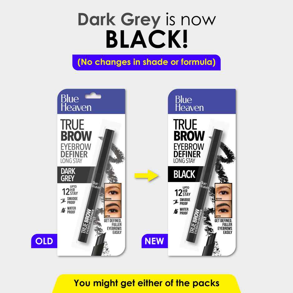 Blue Heaven True brow Eyebrow Enhancer - Black