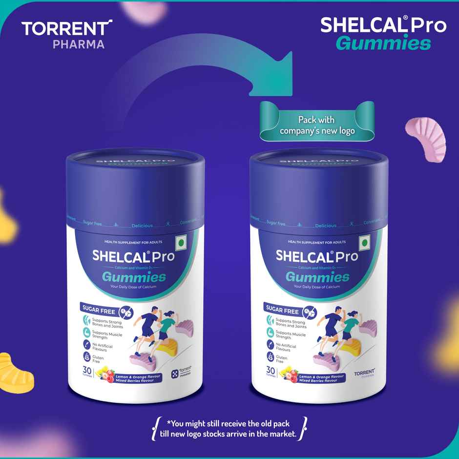 Torrent Shelcal Pro Gummies with Calcium & Vitamin D3