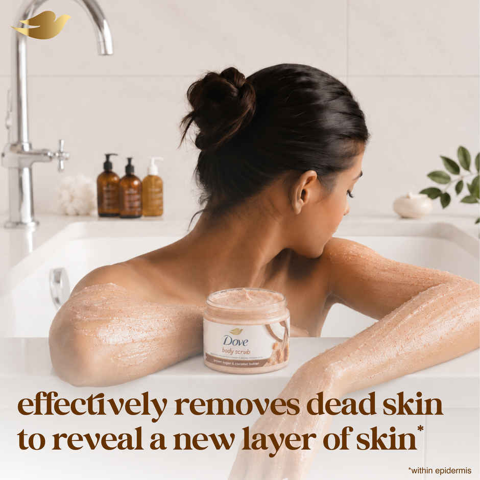 Dove Body Polish | Brown Sugar & Coconut Butter | For Dry Skin | Get Rejuvenated Skin