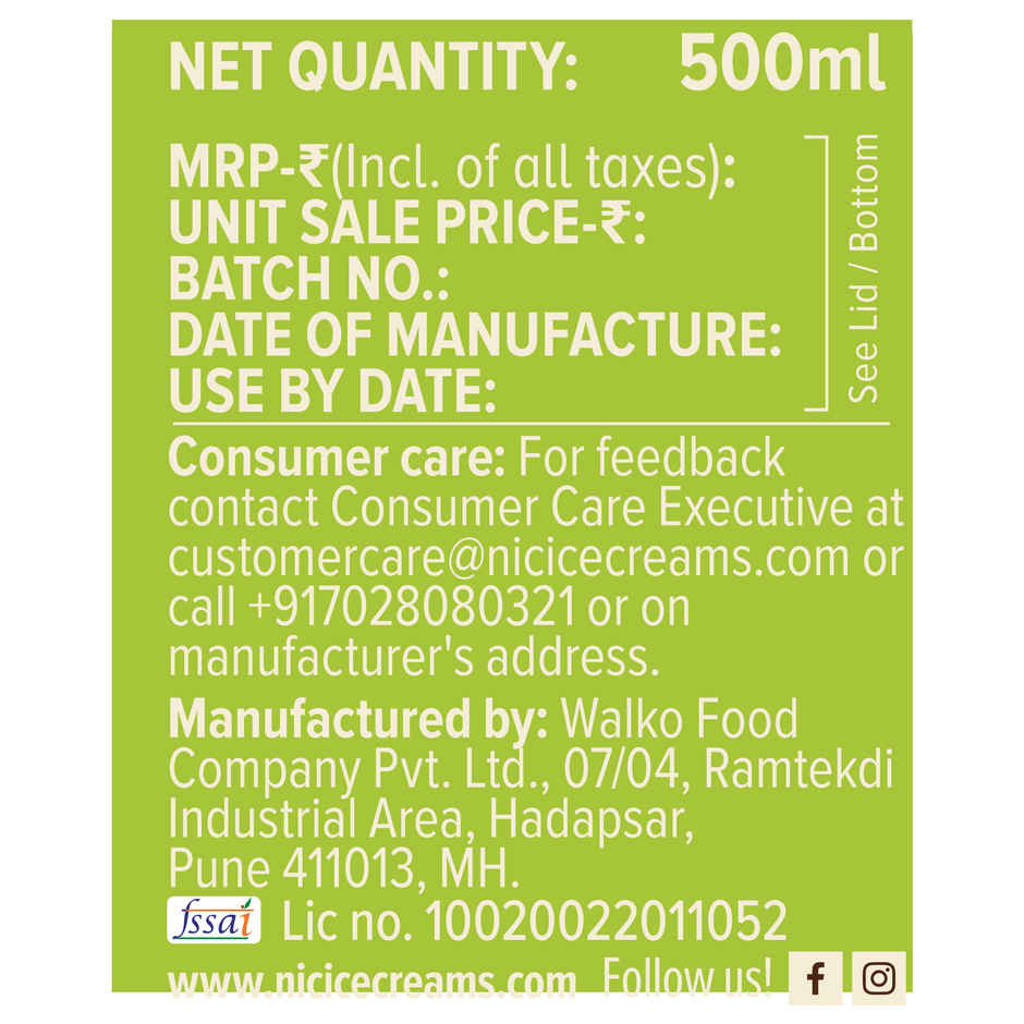 NIC Tender Coconut Ice Cream Tub