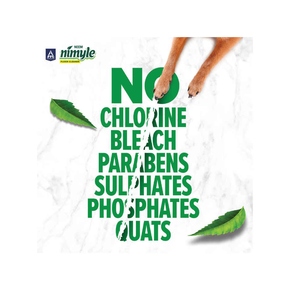 Nimyle Lemongrass Floor Cleaner | 100% Natural Action | Fresh Fragrance