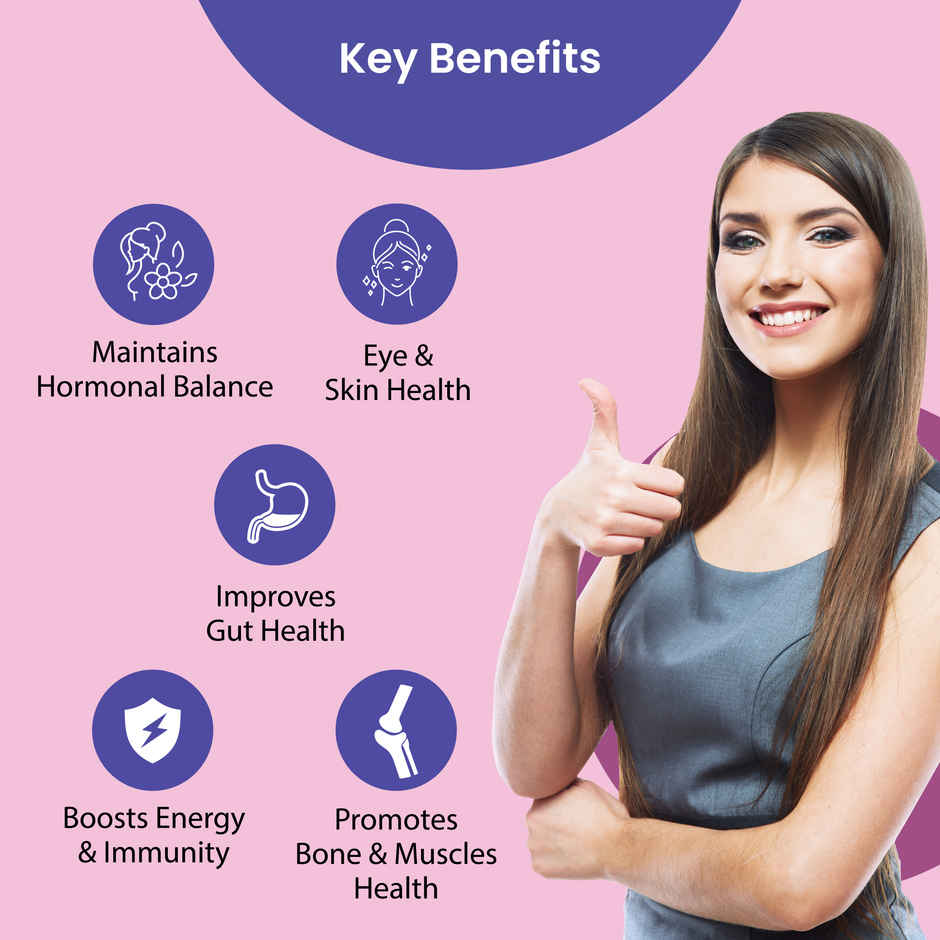 Tata 1mg Womens Multivitamin Veg Tablet Zinc C Calcium D Iron Overall Health Nutrition Enhancer