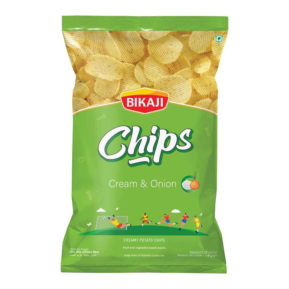 Bikaji Cream & Onion Potato Chips