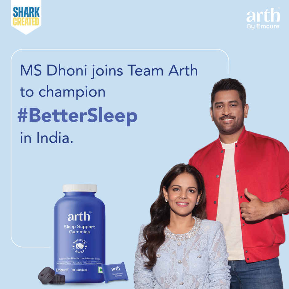 Arth By Emcure Melatonin Gummies | Sleep Gummies (Cranberry) with L-Theanine & Chamomile