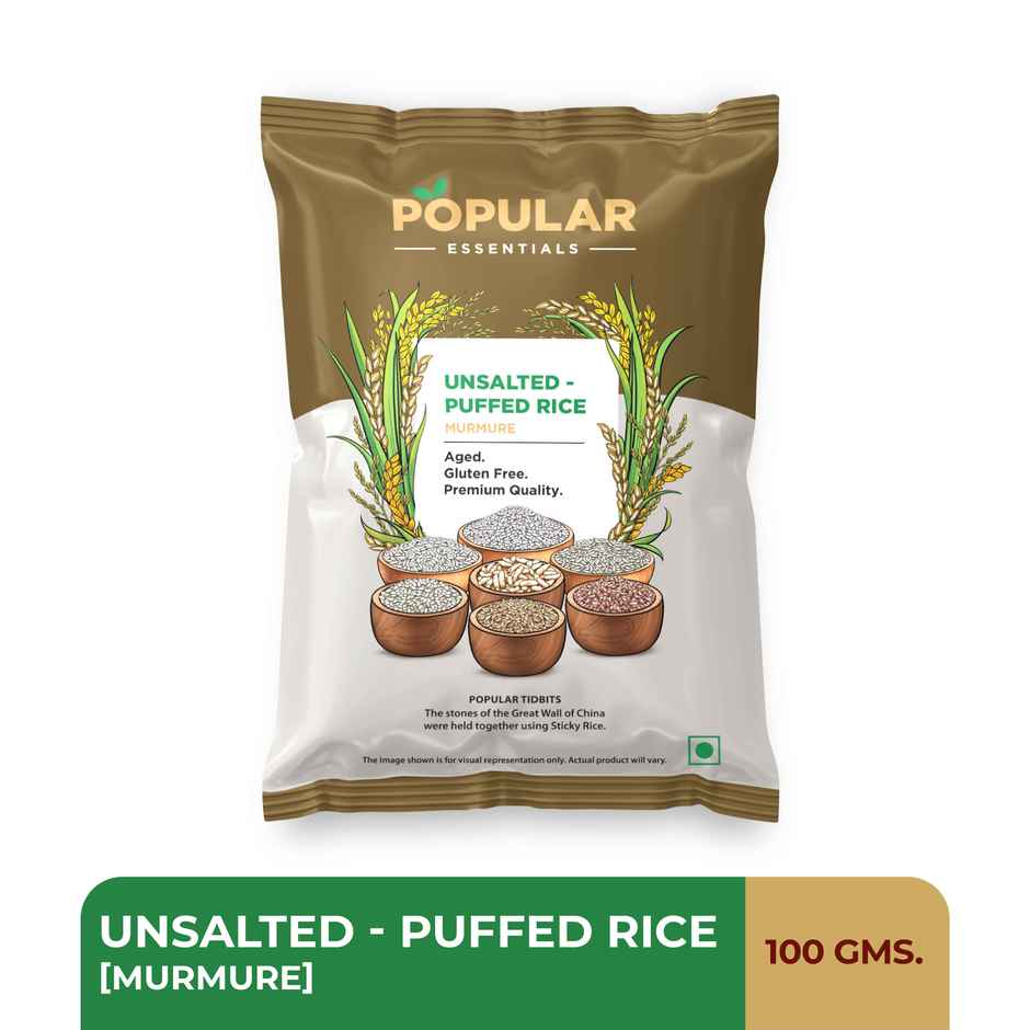 Popular Essentials Puffed Rice Plain