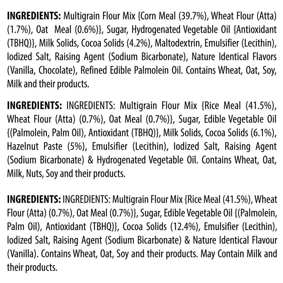 Sundrop Popz | Chocolatey Fills with 50% creme | Multigrain | Variety Pack