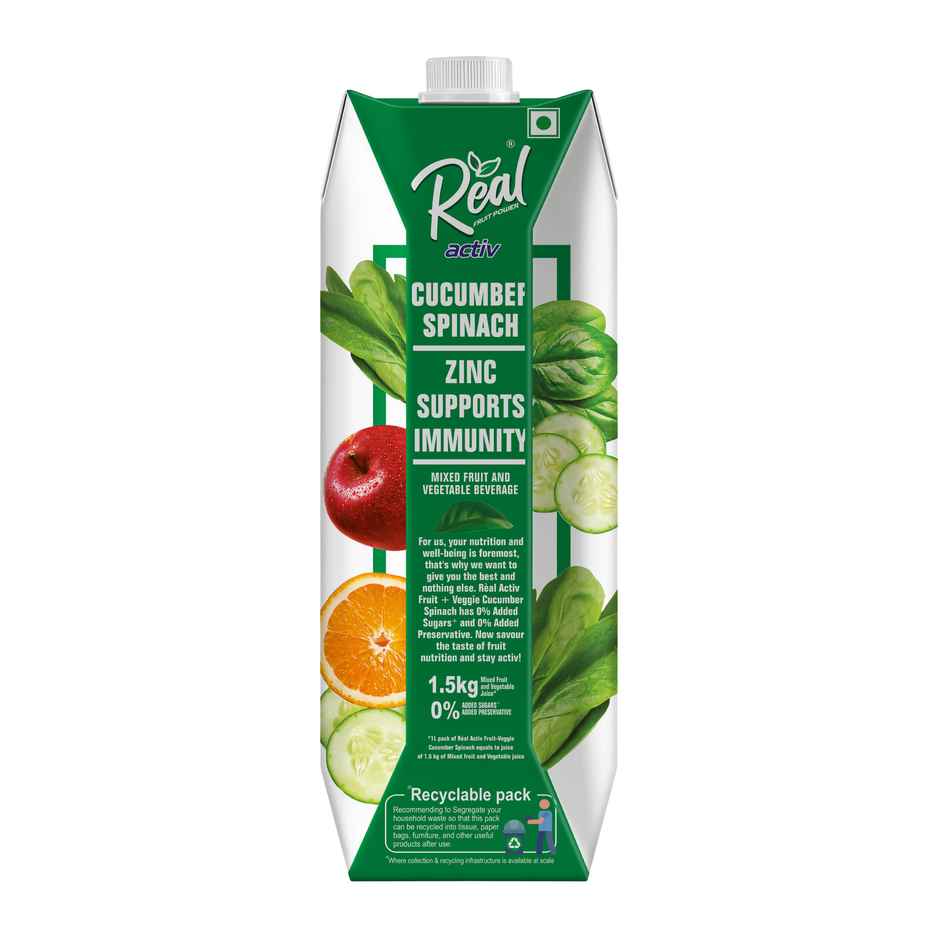 Real Activ Cucumber Spinach Juice