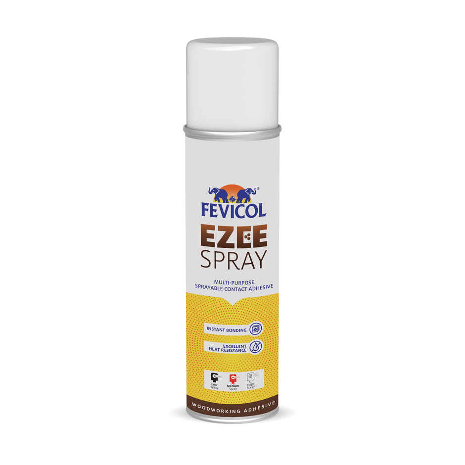 Fevicol Ezee Spray Adhesive 383g-Fast 5-Min Set, Multi-Purpose Contact Glue for Woodwork & DIY
