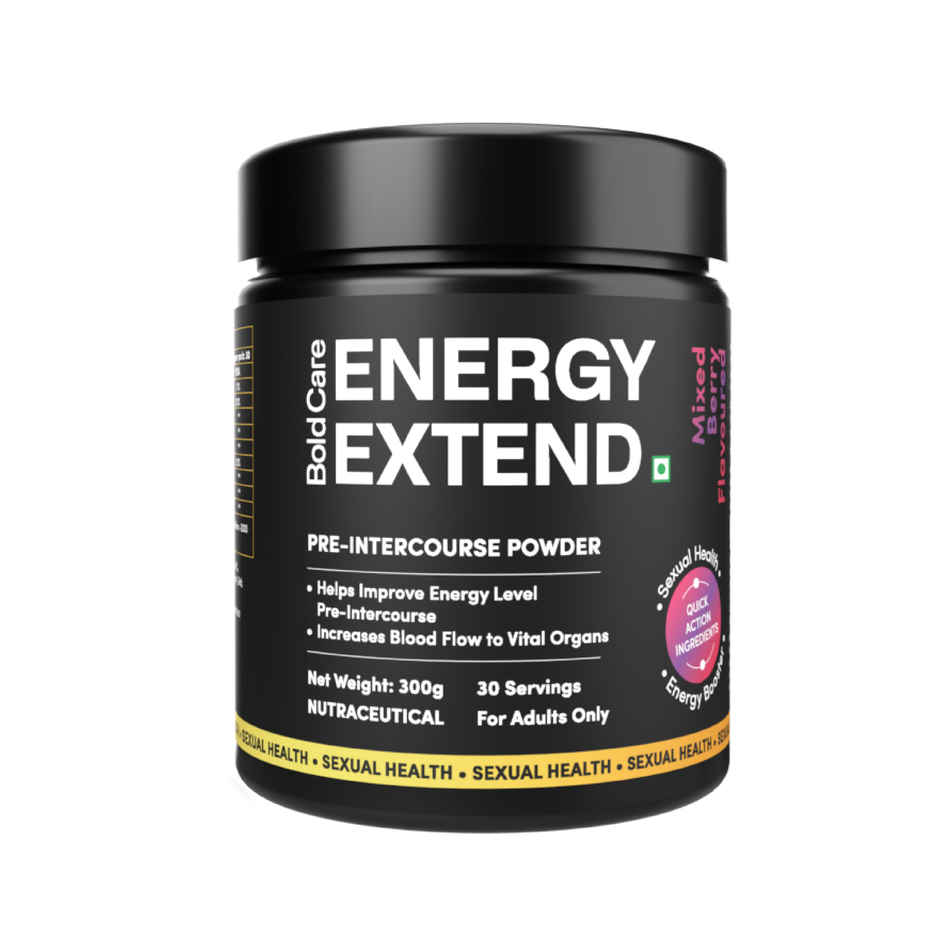Bold Care Energy Extend Pre - Intercourse Powder Mixed Berry Flavour