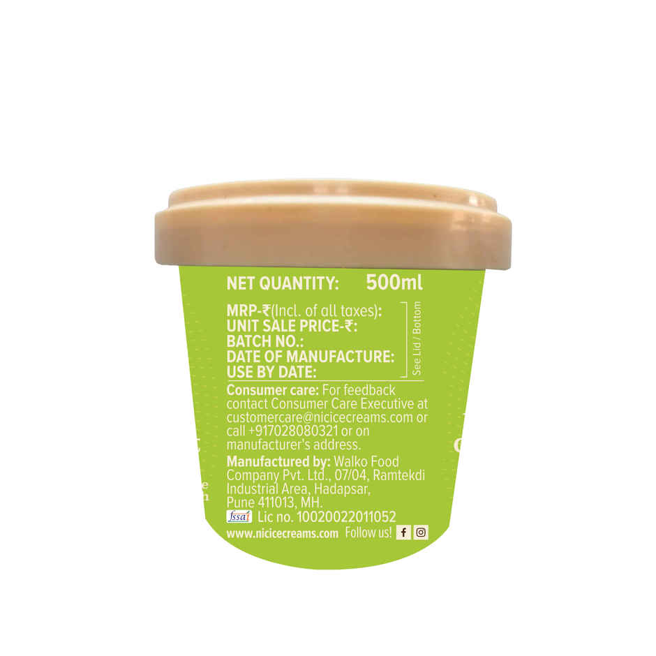 NIC Tender Coconut Ice Cream | Preservative Free | No Artificial Flavors