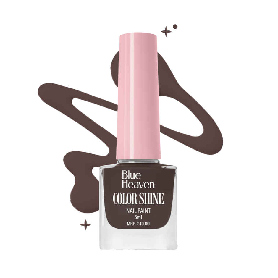 Blue Heaven Color Shine Nail Polish | Glossy Gel Finish | Quick Drying Formula | Shade 17