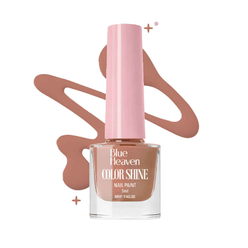 Blue Heaven Color Shine Nail Polish | Glossy Gel Finish | Quick Drying Formula | Shade 470