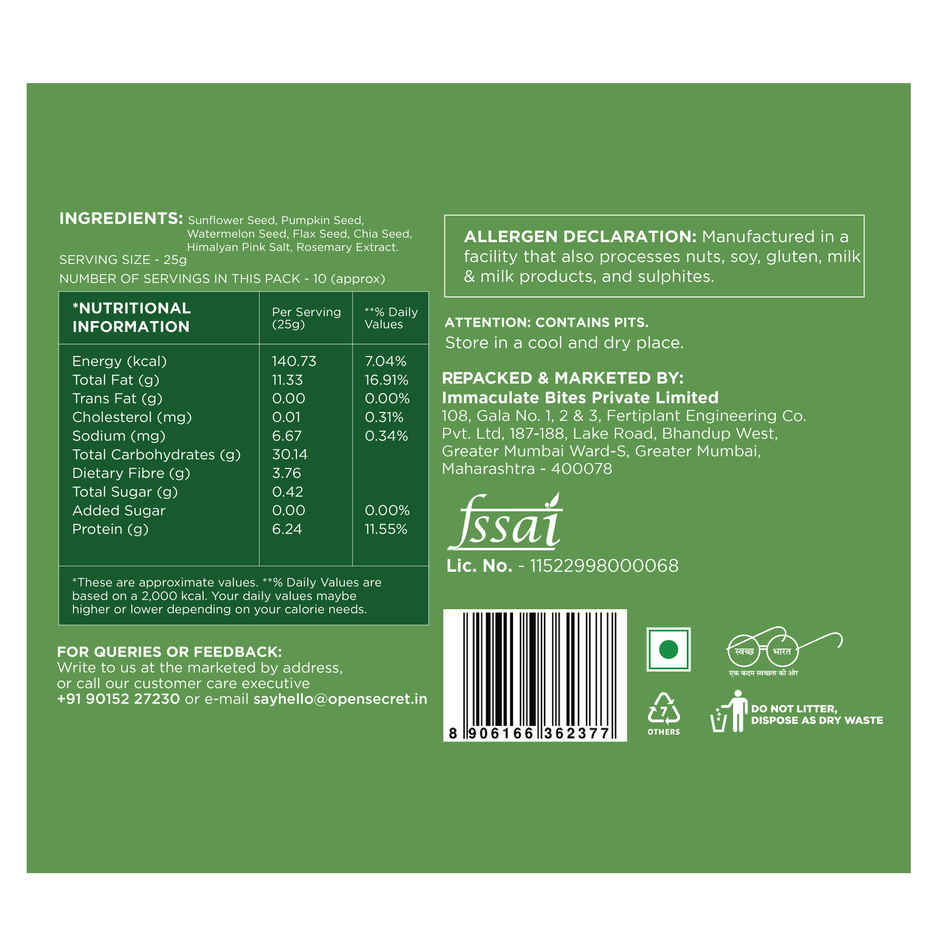 Open Secret 5 in 1 Seed Mix | Superfood Mix