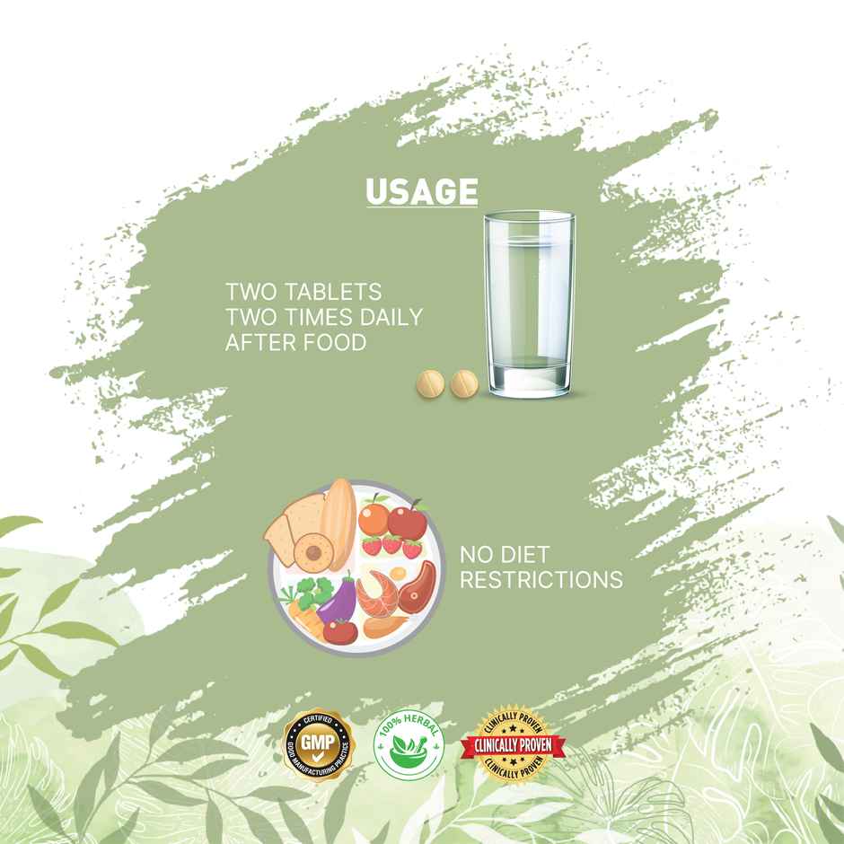 Pankajakasthuri Breathe Eazy Tablet Ayurvedic | Unique Blend Of 17 Ayurvedic Herbs