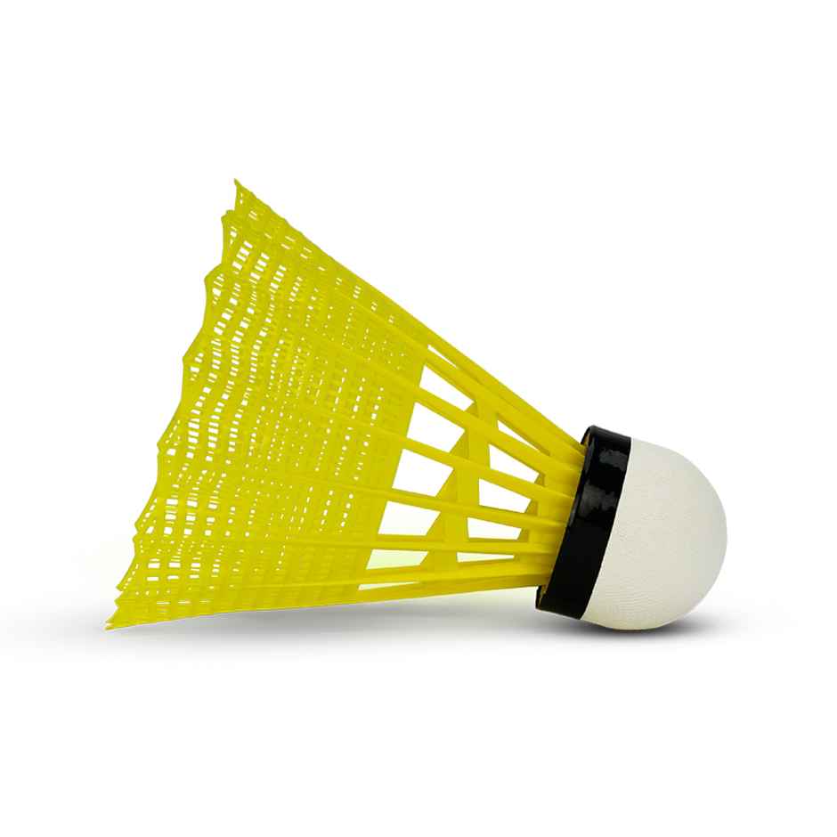 Li-Ning Future 10 Nylon Shuttlecock Pack of 6 -Yellow