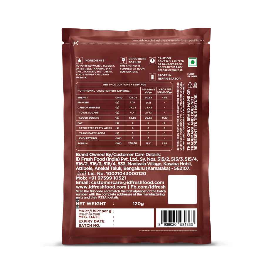 iD Fresh Tamarind Chutney