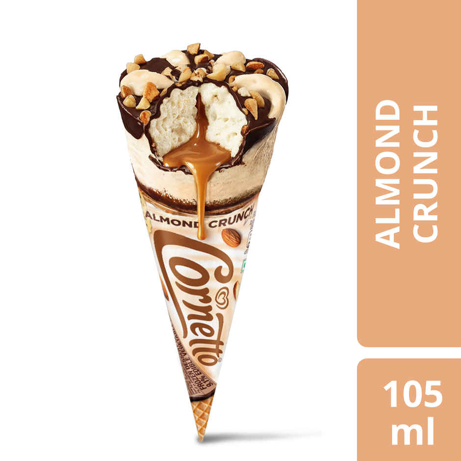 Kwality Wall's Cornetto Almond Crunch Ice Cream Cone