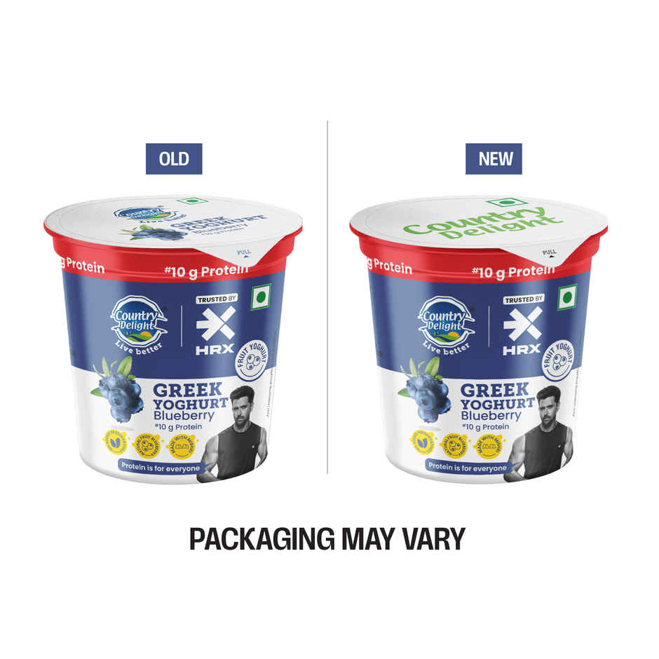 Country Delight 10g Protein Greek Yoghurt | Blueberry Combo