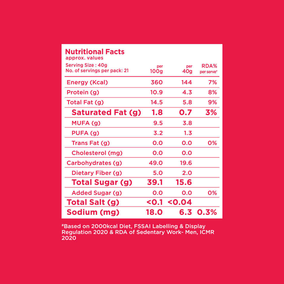 Yoga Bar Panchmeva Premium Nuts and Dry Fruits Mix- 850 gm