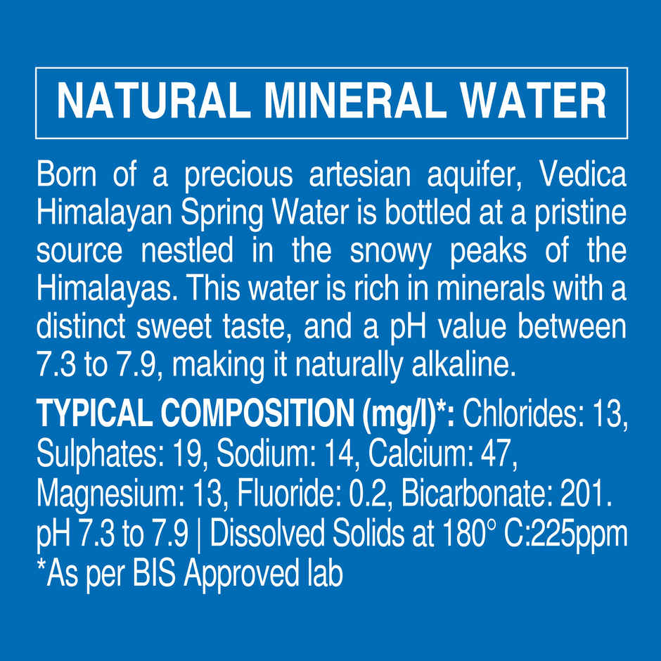 Bisleri Vedica Himalayan Spring Water Combo