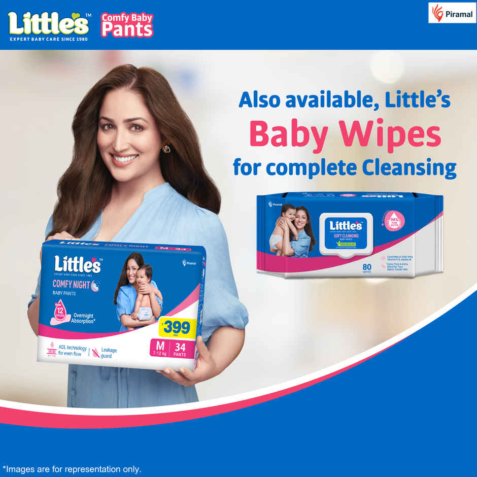 Littles Baby Diapers Small Pant Style Diaper | S | 40 pcs