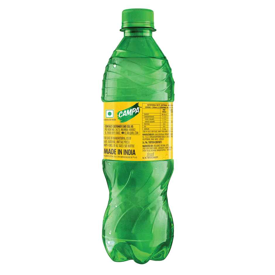 Campa Lemon Soft Drink | Carbonated Beverage