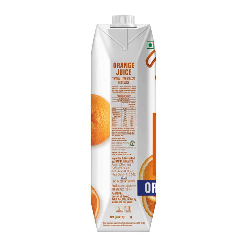 Dabur Real Activ Orange Juice | Fresh & Fruity