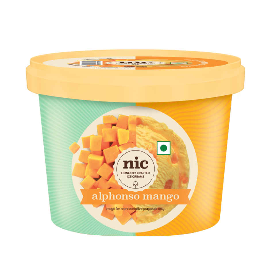 NIC Alphonso Mango Ice Cream Tub