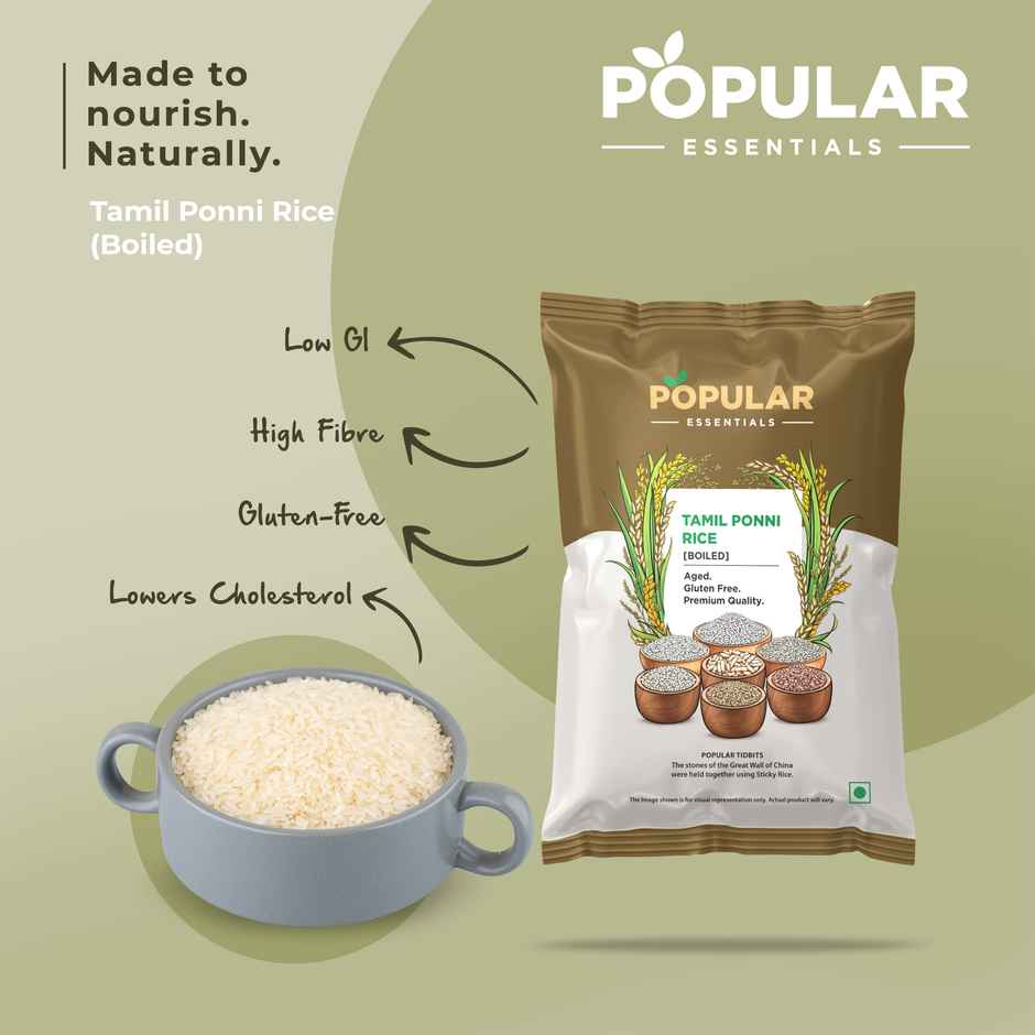 Popular Essentials Tamil Ponni Boiled Rice