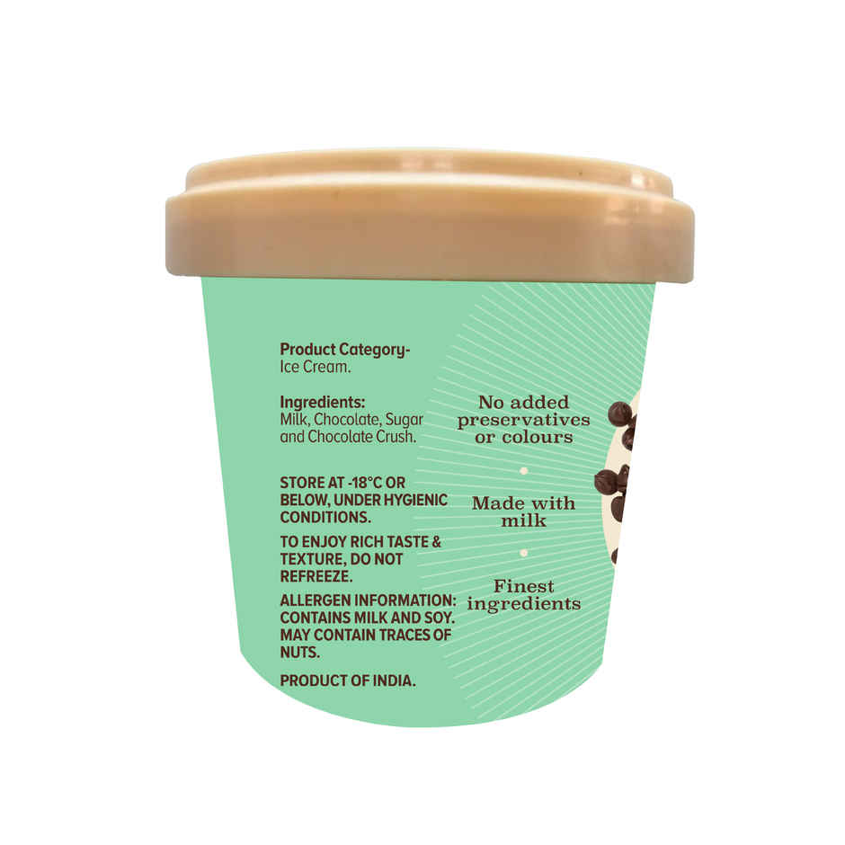 NIC Chocochips Ice Cream Tub | Preservative Free | No Artificial Flavors