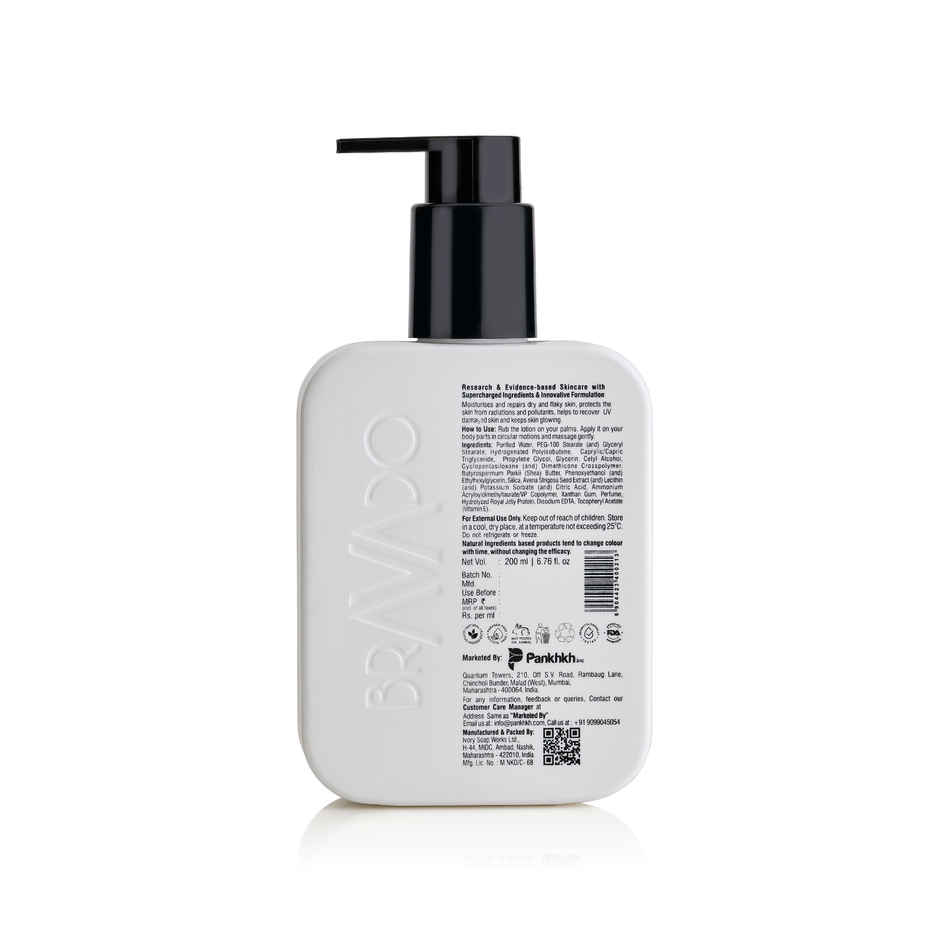 Bravado Hydra Soft Body Lotion with SPF | Dry Skin Moisturizer & Sun Protection, Skin Repair