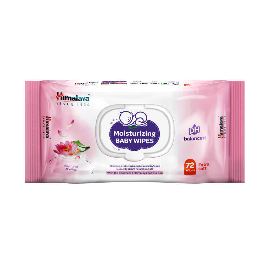 Himalaya Moisturizing Baby Wipes with Lid