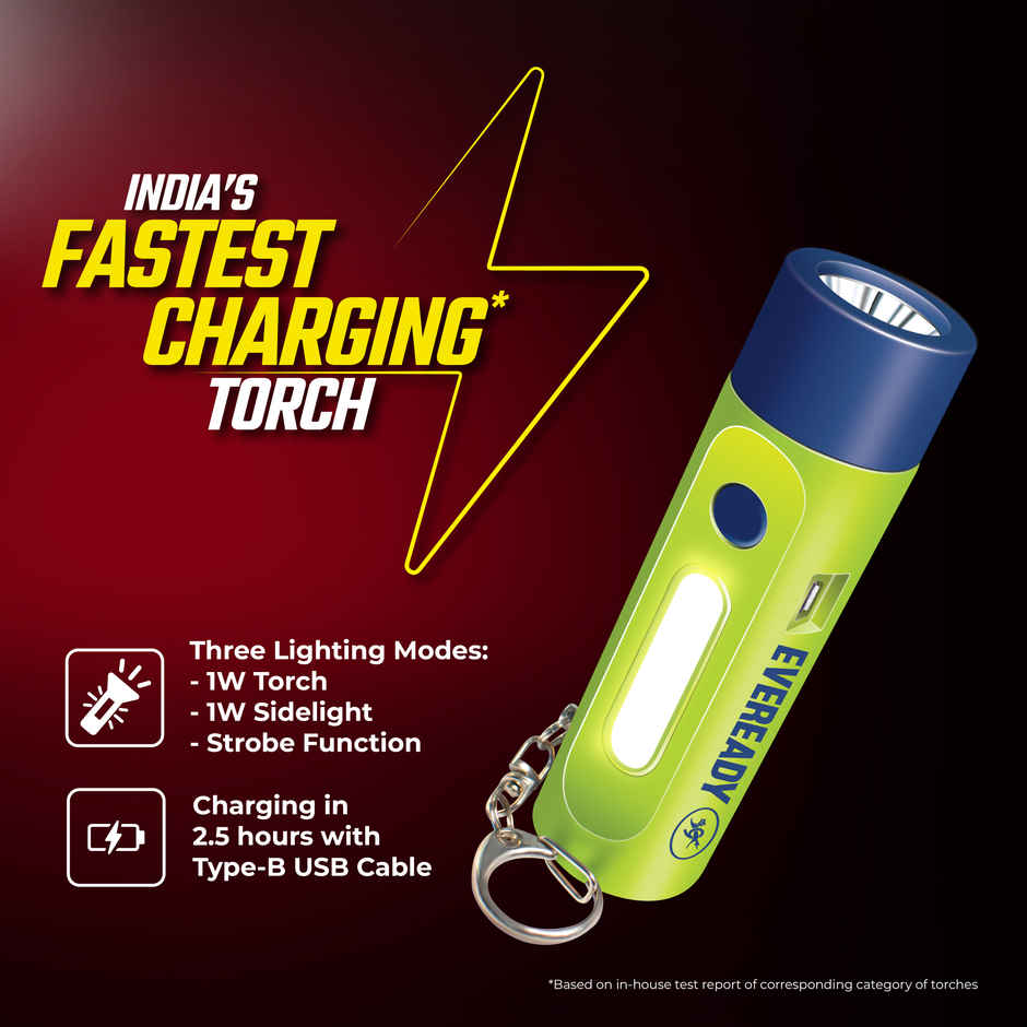 Eveready SIREN DL102 Rechargeable Torch 1W