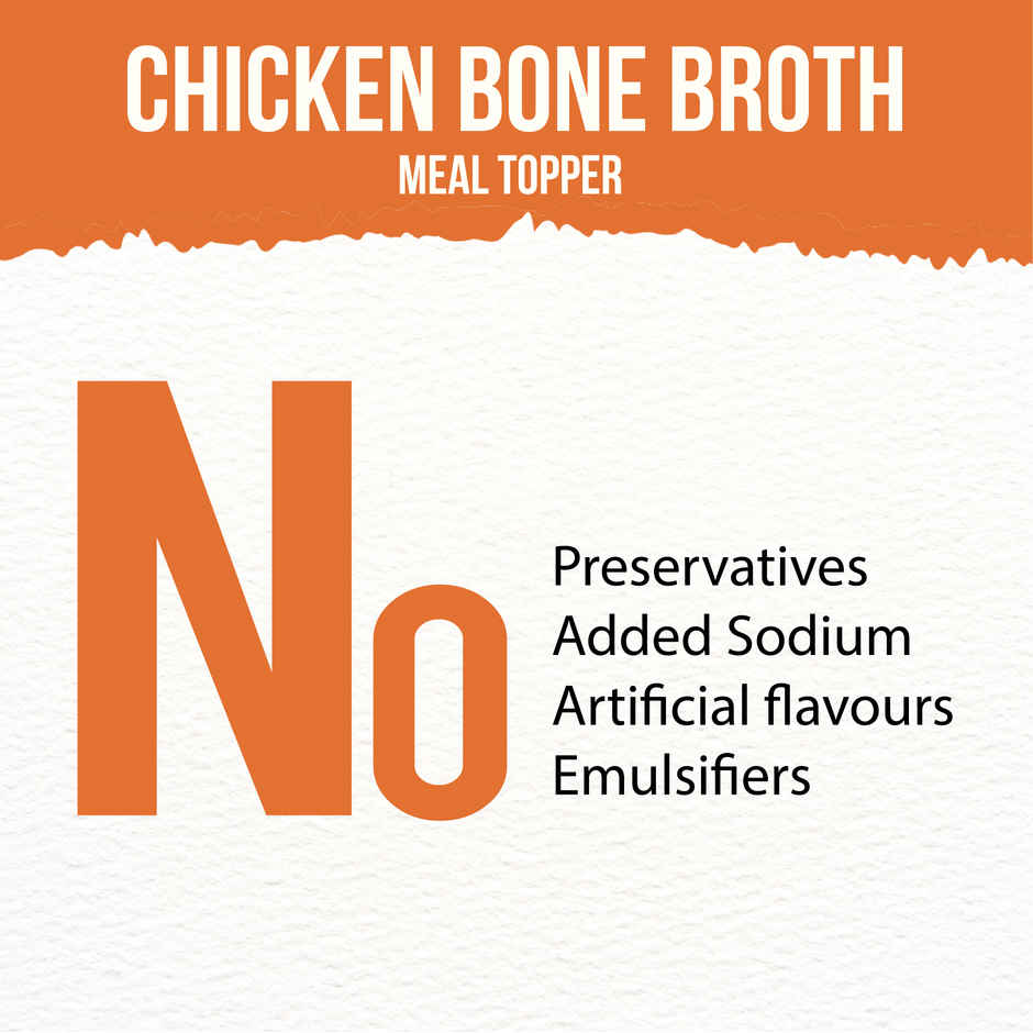 Goofy Tails Chicken Bone Broth for Cats | Collagen Rich Cat and Kitten Food Topper