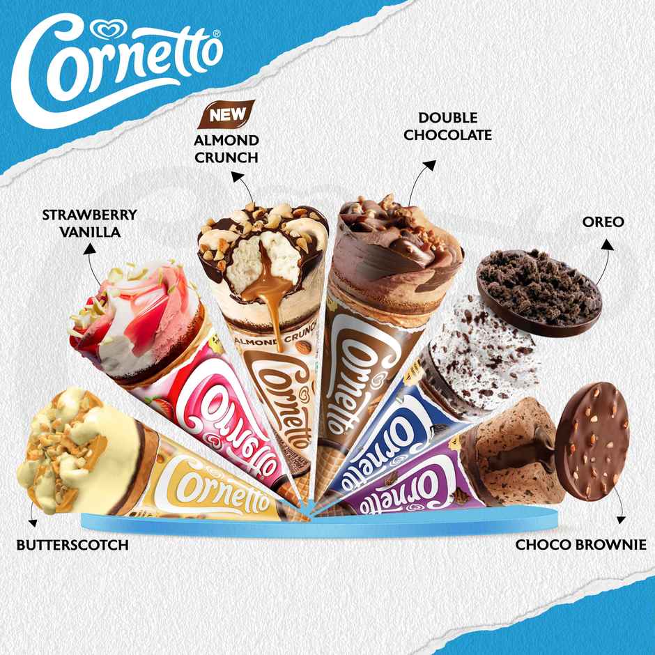 Kwality Wall's Cornetto Double Chocolate Cone