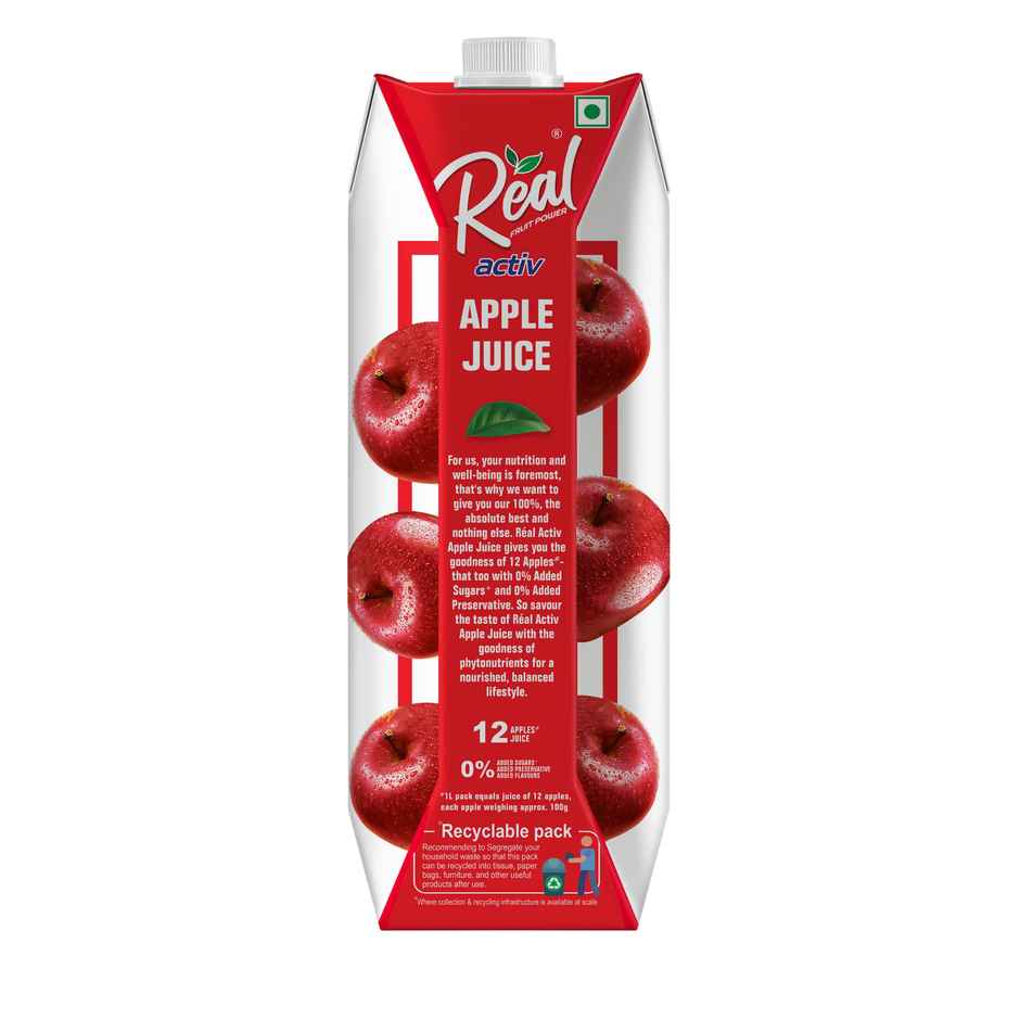 Real Activ Apple Juice | No Added Sugars & Preservatives