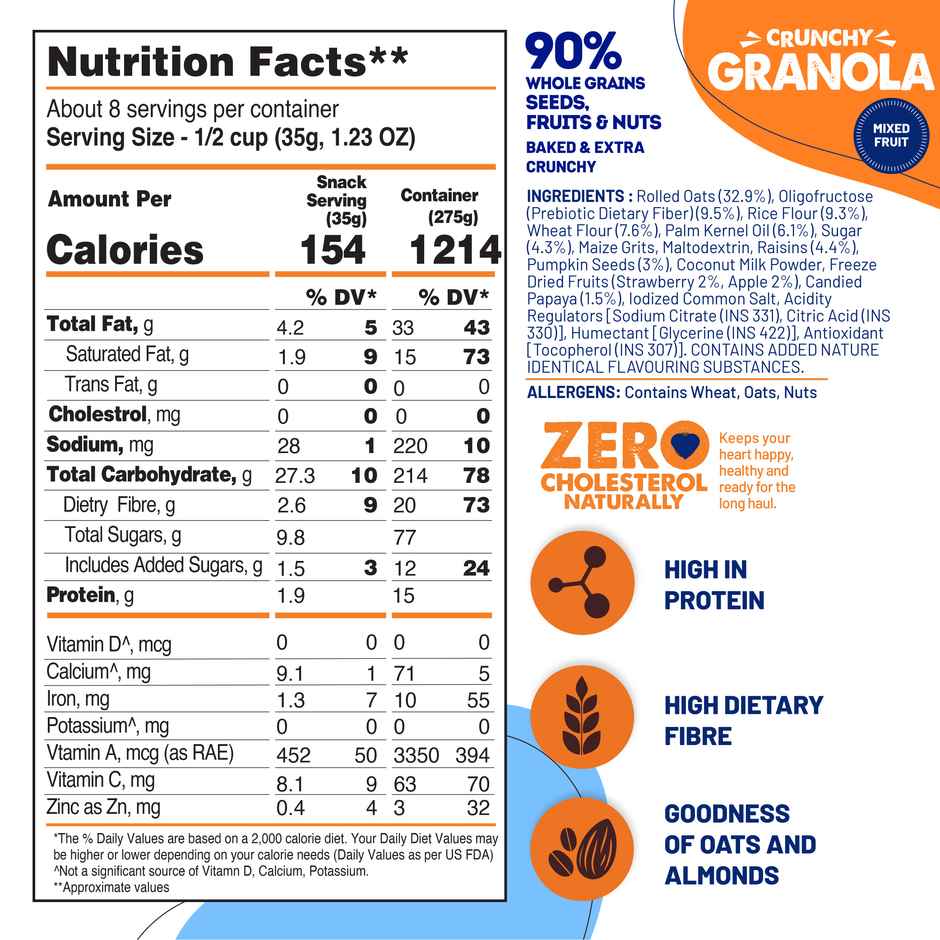 Fit & Flex Granola Mixed Fruit