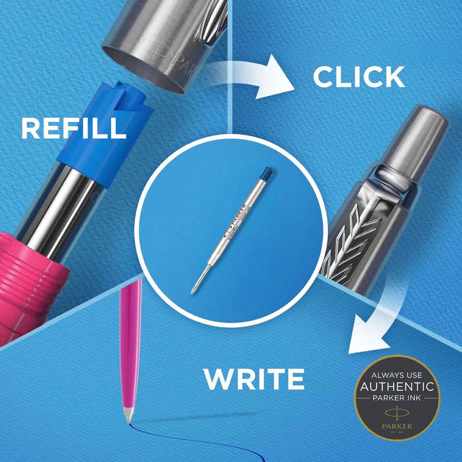 Parker Gift Set Jotter STD Ball Pen Magenta Body with Notebook