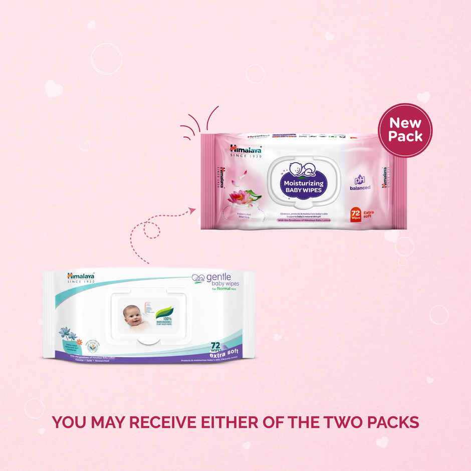 Himalaya Moisturizing Baby Wipes with Lid