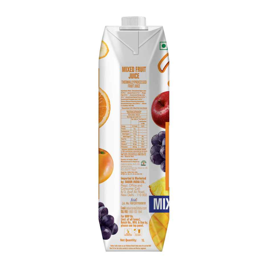 Dabur Real Activ Mixed Fruit Juice | Fruity & Refreshing