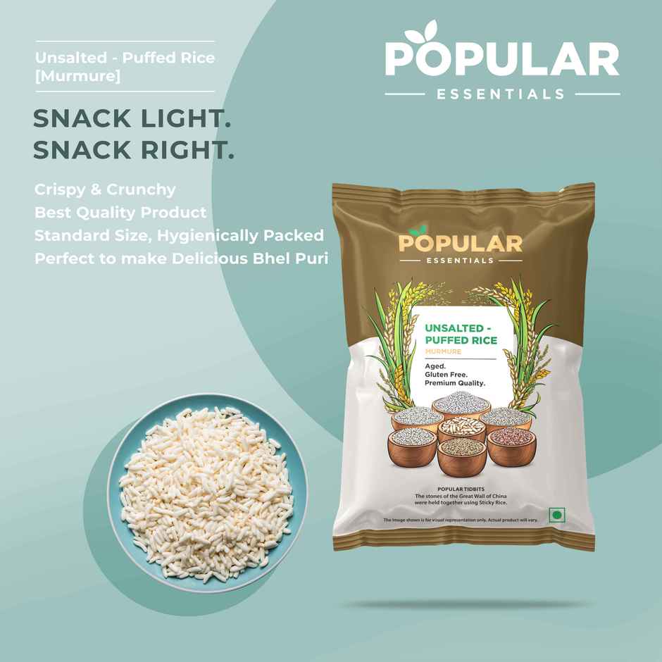Popular Essentials Puffed Rice Plain