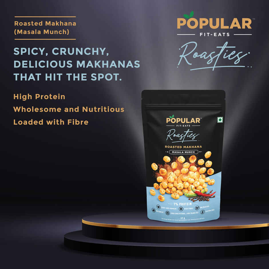 Popular Roasties Roasted Makhana | Masala Munch