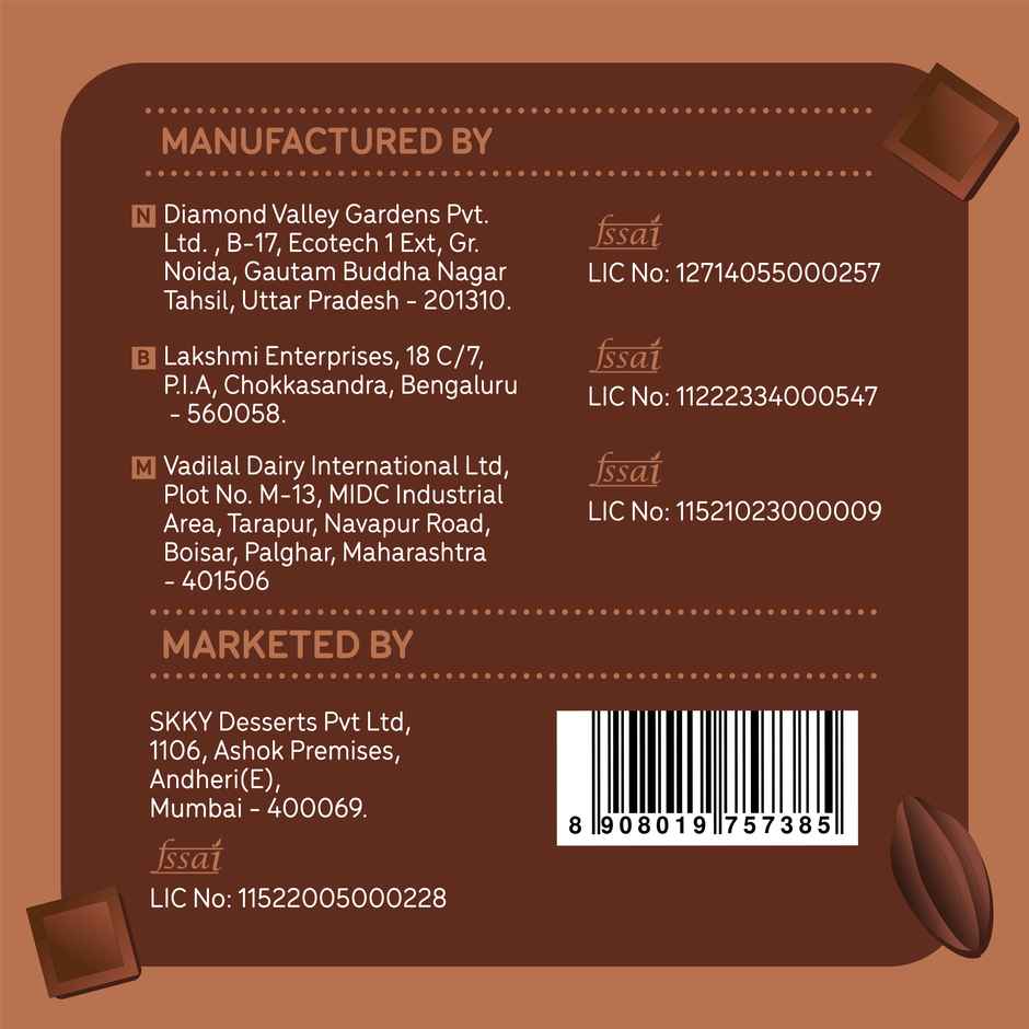 Go Zero Belgian Dark Chocolate Guilt Free Ice Cream Cup