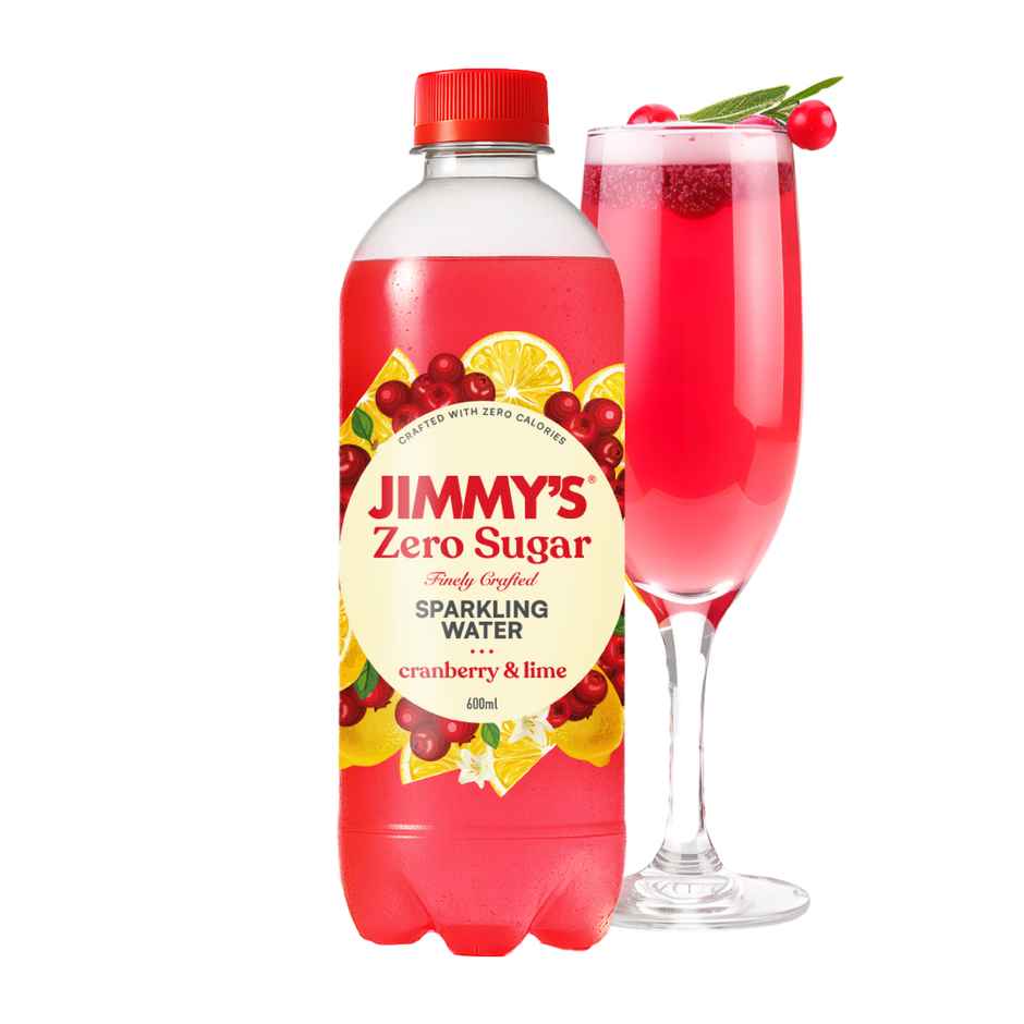 Jimmy's Zero Sugar Cranberry Lime Sparkling Water Combo