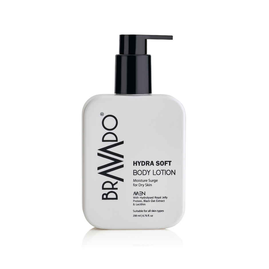 Bravado Hydra Soft Body Lotion with SPF | Dry Skin Moisturizer & Sun Protection, Skin Repair