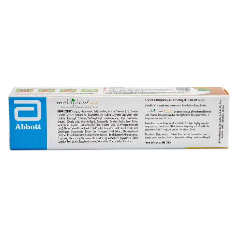 Melaglow Rich Depigmentation And Glow Restoration Cream