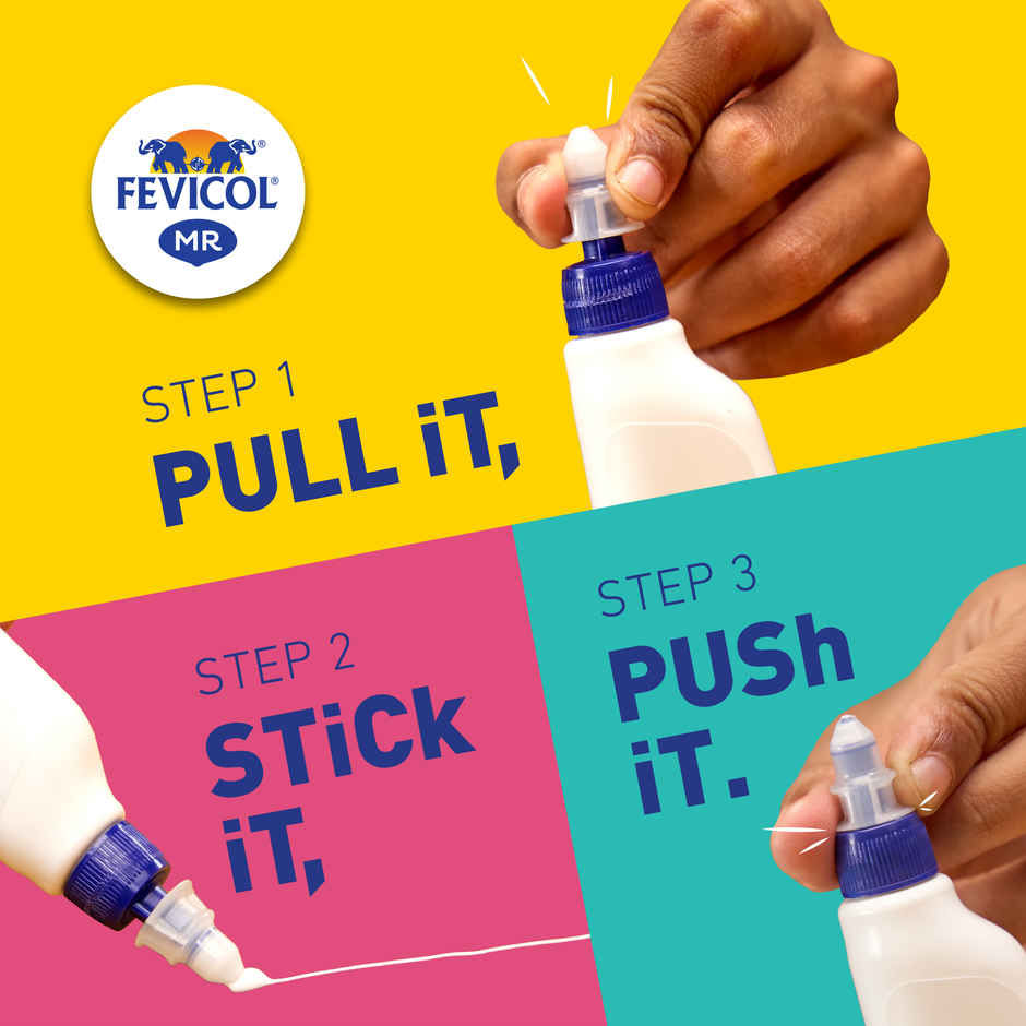 Fevicol MR Original Craft & General Purpose White Glue Bottle Combo